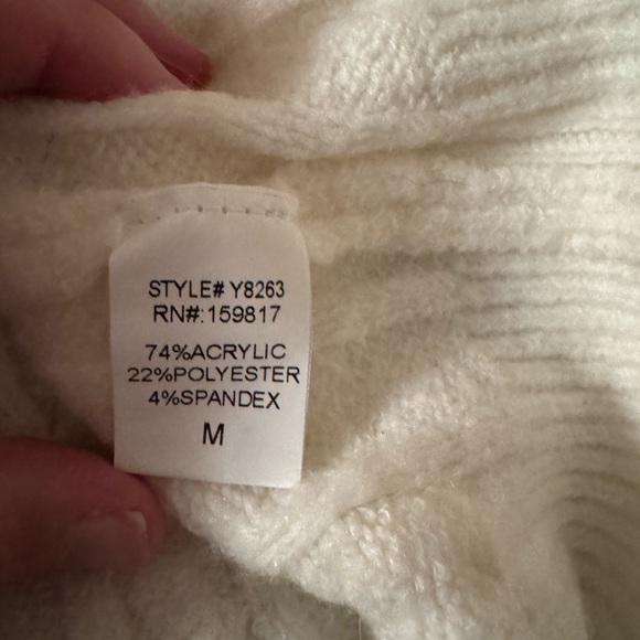 Altar'd State Cream Cable Knit Cardigan - Picture 5 of 5